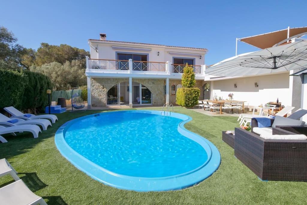 Moderne Villa, Pool+Meerblick,Schnelles Wifi,Klima Калас-де-Майорка Екстер'єр фото
