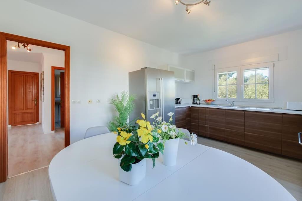 Moderne Villa, Pool+Meerblick,Schnelles Wifi,Klima Калас-де-Майорка Екстер'єр фото