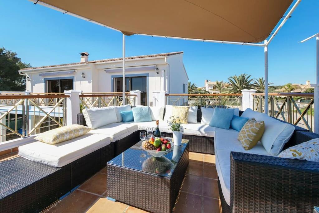 Moderne Villa, Pool+Meerblick,Schnelles Wifi,Klima Калас-де-Майорка Екстер'єр фото